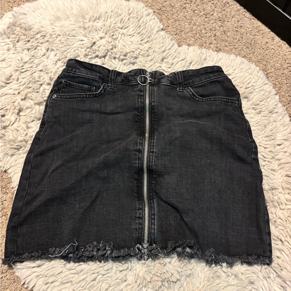 Arizona Jean Company Black Denim Pencil Skirt